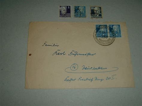 DDR Ersttagsbriefe FDC Gedenkbriefe Privatbriefe BRD