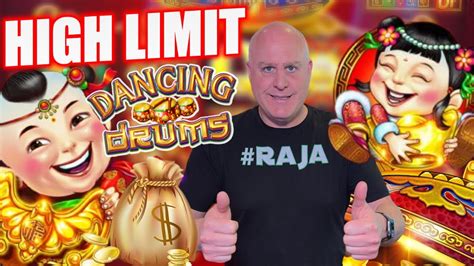 High Limit Dancing Drums Slot Session 30 Minutes Of Max Bet 44 Spins