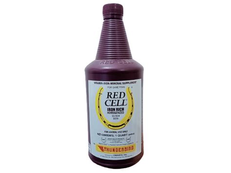 G Agrivet Red Cell Iron Rich Ml Quart Vitamins Para Sa