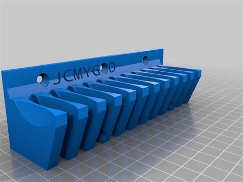 Wrench Hanger Holder Wall Mount By Jcmygod Thingiverse Hanger Holder Wrench Holder Hanger