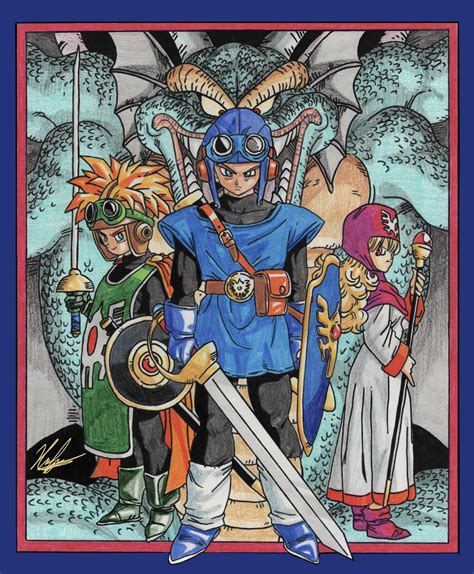 Dragon Quest II Cover (Art by neoyurin) : r/dragonquest