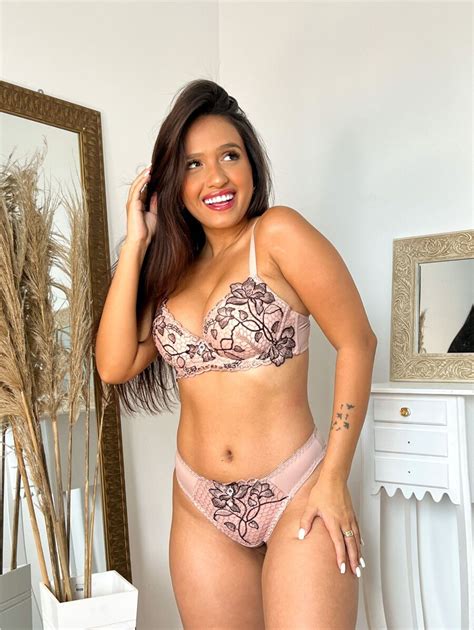 NARCIZO LINGERIE Conjunto De Lingerie Joana Bege SHEIN Brasil