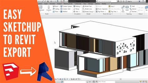 Sketchup To Revit Export With Materials Youtube