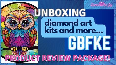 Unboxing Gbfke Diamond Painting Product Review Haul Youtube