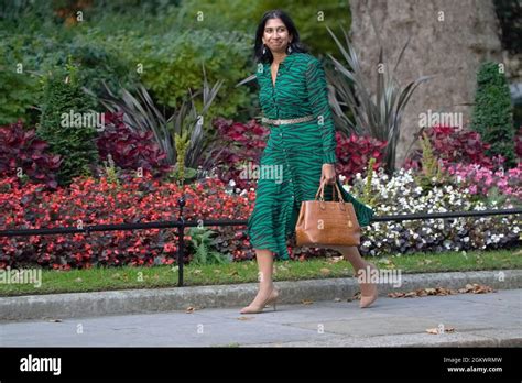 Attorney General Suella Braverman arrives at Downing Street, London, as ...