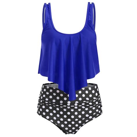 Uorcsa Women S Swimwear Sexy Split Bikini Two Piece Floral Printed