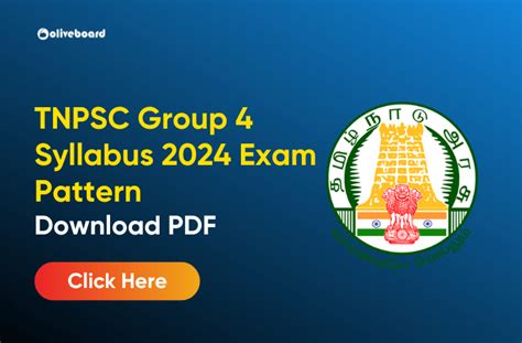 Tnpsc Group 4 Syllabus 2024 Exam Pattern Pdf Download