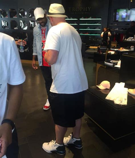 Someone Wore Marcus Jordan's Own Air Jordans to the Trophy Room Opening ...