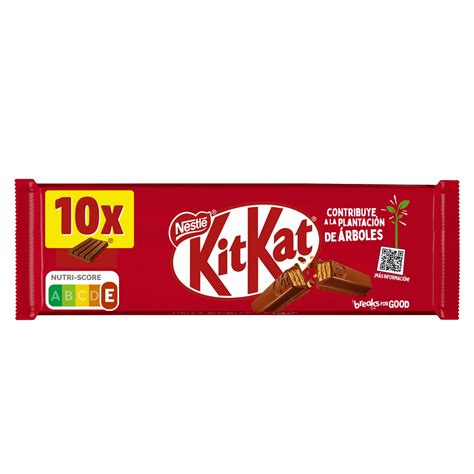 Barrita de galleta crujiente cubierta de chocolate Nestlé Kit Kat 10