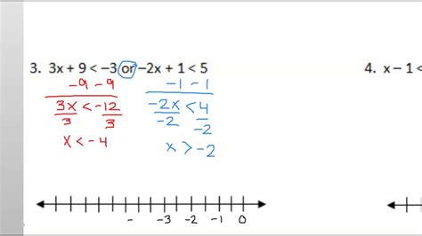 1 6 Solving Compound Inequalities A2 Youtube