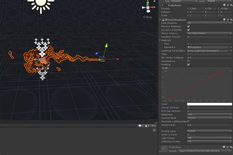 Trail Renderer Width Curve Getting Started Unity Discussions