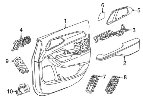 Front Door Of Electrical 2021 Chrysler Pacifica