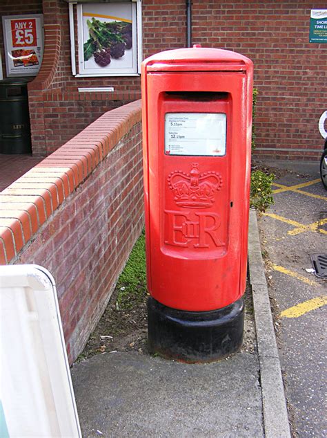 High Street Post Office Postbox Geographer Geograph Britain And