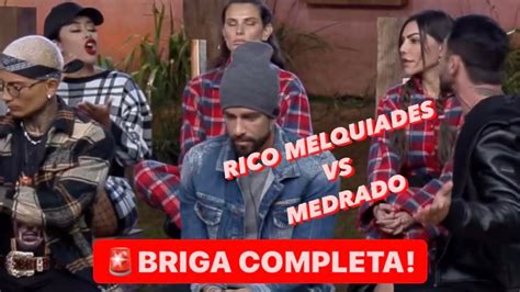 Rico Melquiades E Medrado Brigam Ao Vivo Em A Fazenda Afazenda