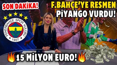 Fenerbahçe ye Resmen Piyango Vurdu Tamı Tamına 15 Milyon Euro Kasa