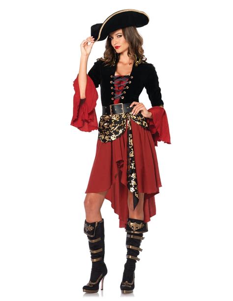 D Guisement Femme Capitaine Pirate Legavenue Costume Pirate Ach