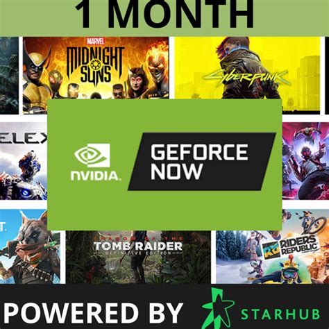 Jual Li GeForce Now Cloud Gaming Starhub Singapura 1 Bulan Private