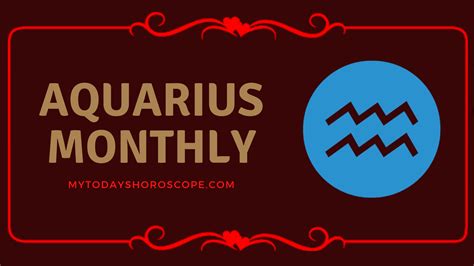 Aquarius Monthly Horoscope Predictions And Free Astrology Updates