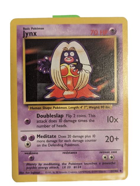 Pokémon TCG Jynx Base Set 31 102 Unlimited eBay