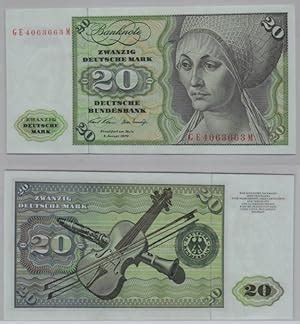 T Banknote Dm Deutsche Mark Ro B Schein Jan Kn Ge