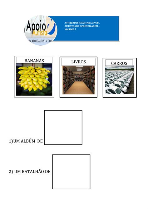 Apostila De Atividades Adaptadas Para Autistas Vol 5 PDF