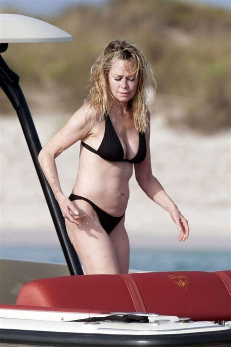 Melanie Griffith In Black Bikini Gotceleb