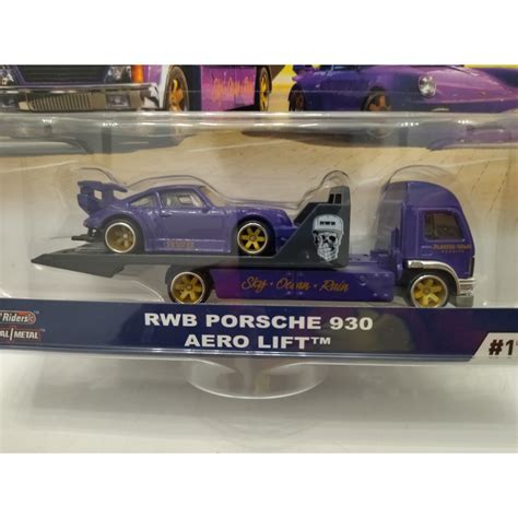 Porsche Rwb Aerolift Team Transport N Hot Wheels Premium