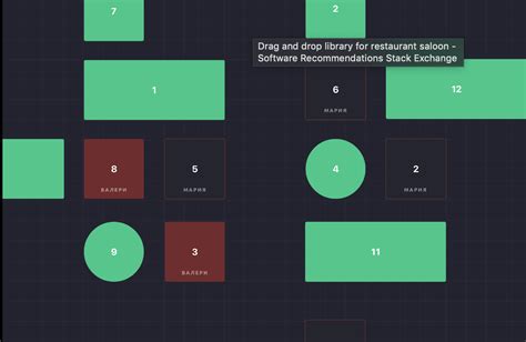 Angular Drag And Drop Javascript Library For Restaurant Layout