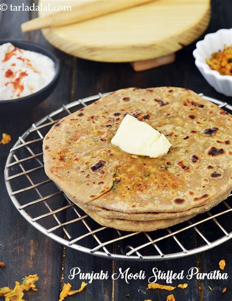 Punjabi Mooli Stuffed Paratha Recipe Radish Stuffed Paratha