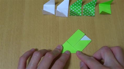 Origami Unit Cube ユニット折り紙 サイコロ・立方体 折り方 Youtube