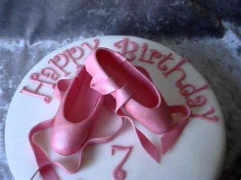 Ballett Shoe Birthday Cake YouTube