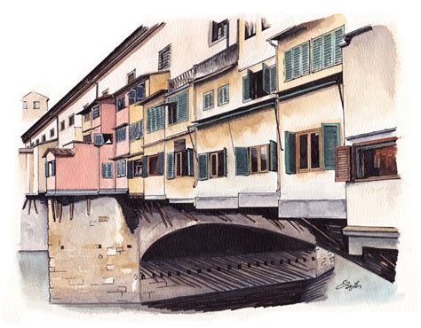 Ponte Vecchio Bridge - Esther BeLer Wodrich