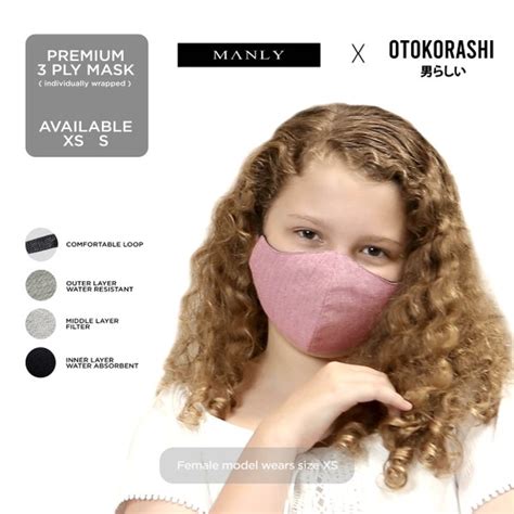 Jual Otokorashi 3ply Mask Kids Di Lapak Manly Collection Bukalapak