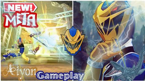 Dino Fury Gold Aiyon Gameplay New Character Power Rangers Legacy