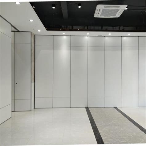 Accordion Office Fabric Demountable Folding Partition Walls , Sound Proof Room Partitions