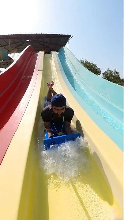 Sariska Fun City Alwar Water Park Mat Racer Slide Slide Waterslide