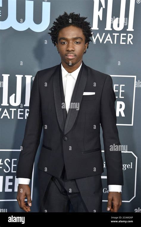 LOS ANGELES - JAN 12: Caleb McLaughlin at the Critics Choice Awards ...