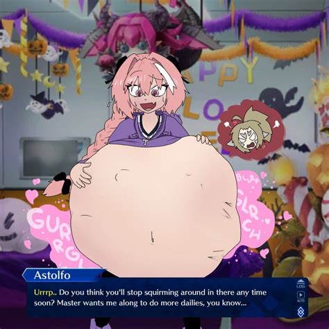 Rule 34 1boy 1girls Astolfo Fate Digestion Noises Fate Series Femboy Huge Belly