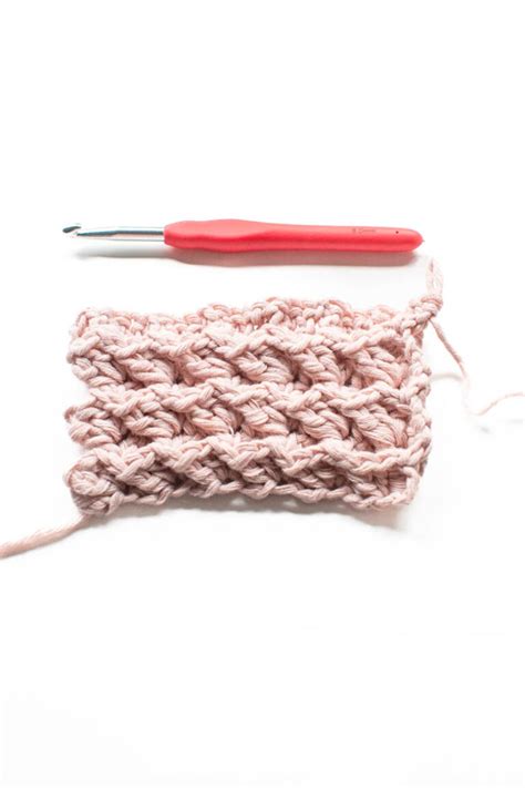 How To Crochet Zigzag Waffle Stitch Crochet And Stitches