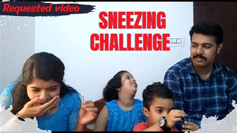 Sneezing Challenge Requested Video ചിരിച്ച് ചിരിച്ച് ചത്തു 🤣😅😂 Nd