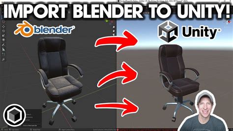 How To Import Blender Files Into Unity Step By Step Tutorial Youtube