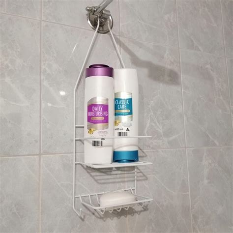 Barelli Small White Bathroom Shower Caddy - Bunnings Australia