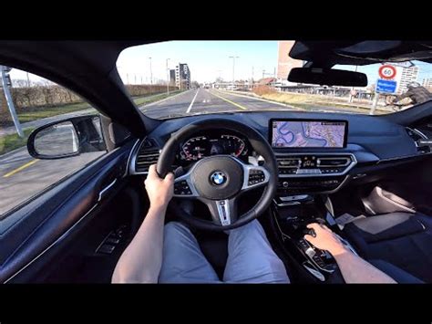 New BMW X4 M40d 2022 Test Drive POV YouTube