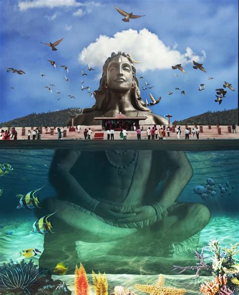 Adiyogi Shiva Full Statue Underwater If you book with tripadvisor you can cancel up to 24 hours ...