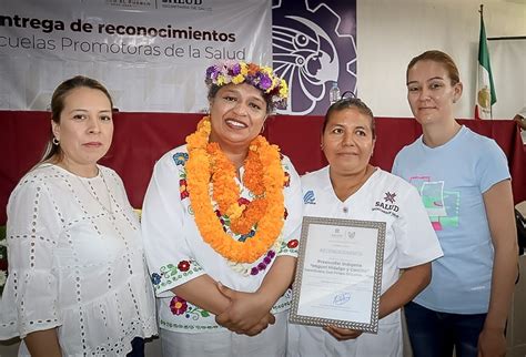 Reciben 18 Escuelas De La Huasteca Reconocimiento Como Promotoras De La