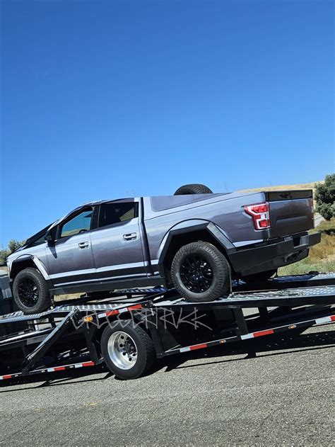 TESLA CYBERTRUCK PROTOTYPE SPOTTED WEARING FORD F-150 WRAP | ⚡ Ford ...