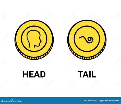 Coin Toss Vector Illustration | CartoonDealer.com #21637194