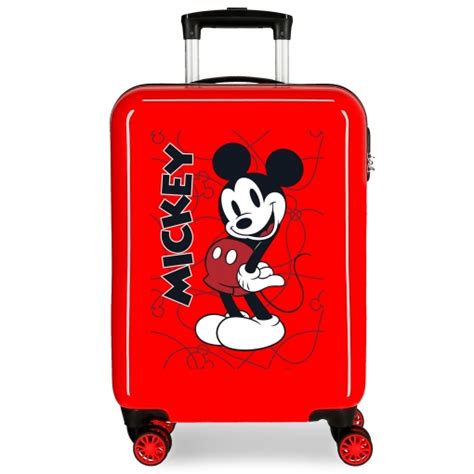 Maleta De Cabina Trolley 55x38x20 Cm 4 Ruedas Candado TSA Disney