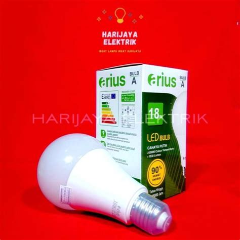 Jual Arius Lampu Bohlam Led Watt Bulat Bulb A Light E Sni Cahaya