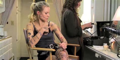 An In-Depth Look at Kristen Bell's Body Art | Tech Behind It